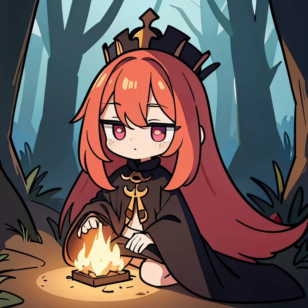 a cultist queen in the woods