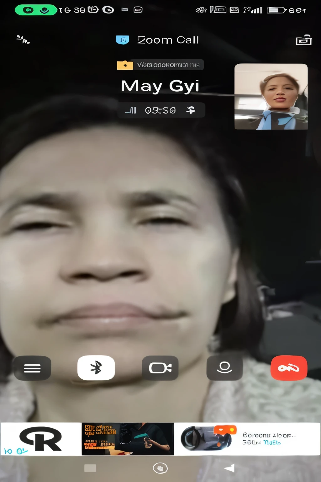 there is a woman that is on the phone with a camera, grainy photo of an ugly woman, she is facing the camera, face showing, looking straight to camera, zoom in on face, youtube video screenshot, smudged face, long chin, ugly woman, looking straight into camera, looks directly at camera, spotlight in middle of face, snapchat photo