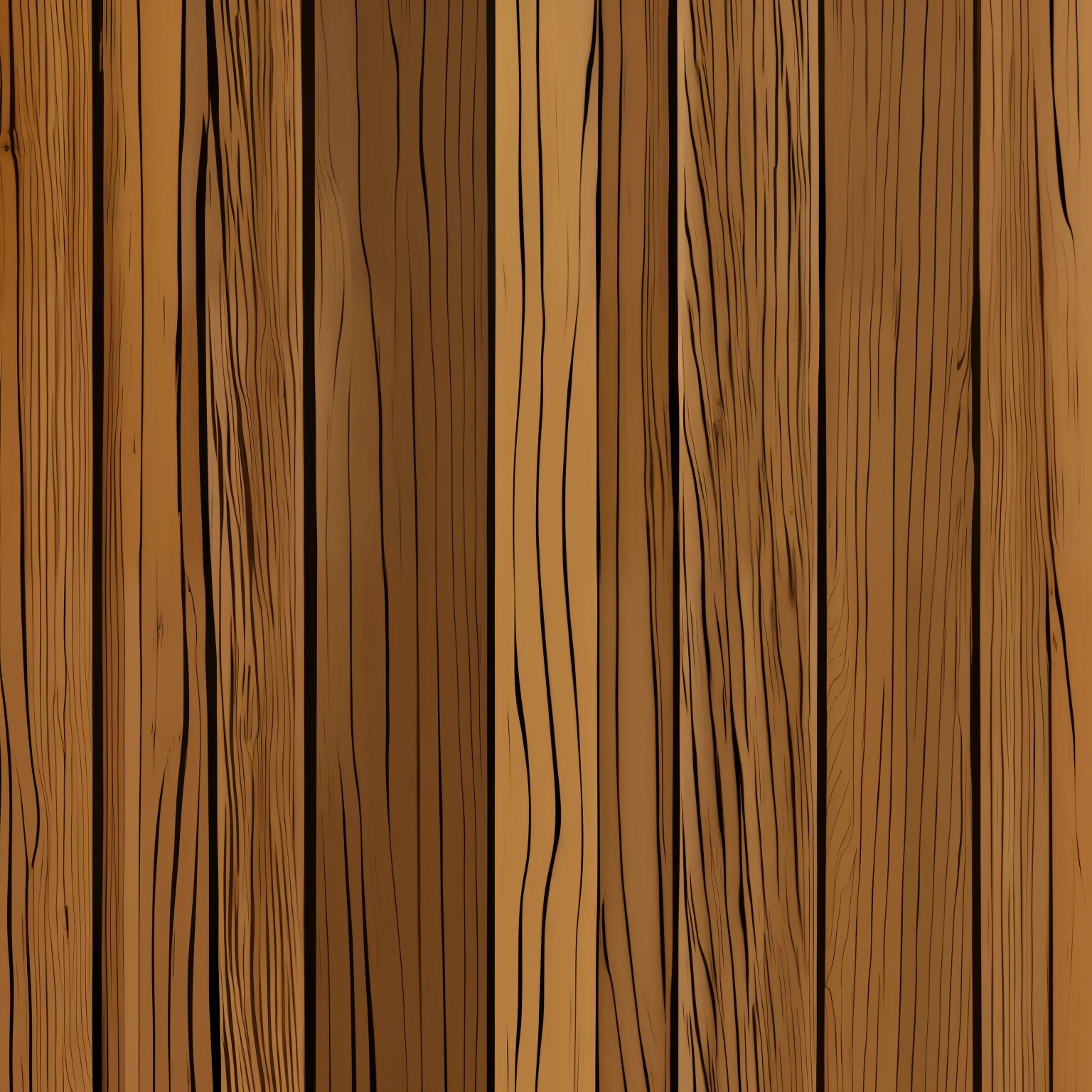 stylized wooden planks texture, (texture), (stylized), (toony style), (hand paintinted art), (planks), distinctly visible gaps between planks, one color tone
