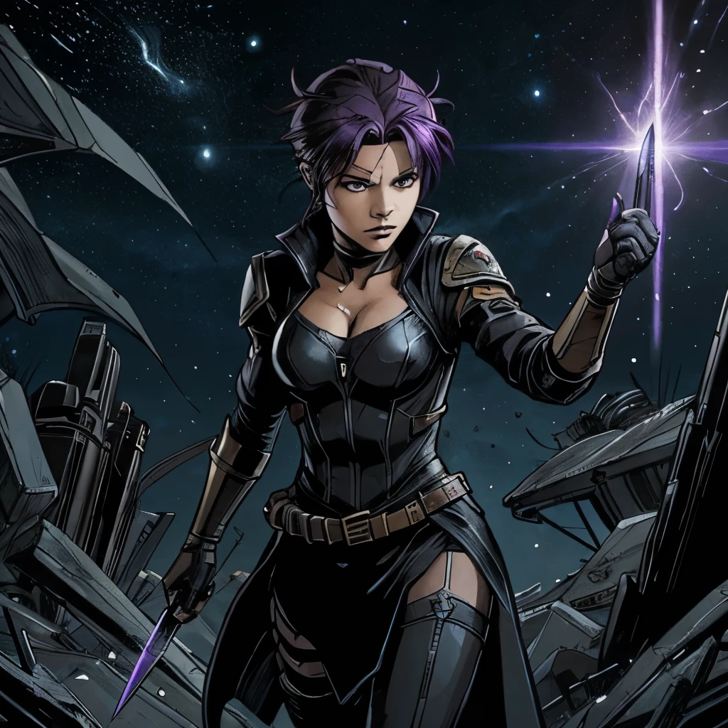 Here's our new character for Morpheus:
Name: Zariel
Appearance: Zariel is a young woman with short, dark hair and striking violet eyes. She is a human from another world who became stranded on Morpheus when her ship crashed. She has a slim, athletic build and wears practical, functional clothing that she's managed to scavenge from her surroundings.
Abilities: Zariel is not a magic user, but she is quick and agile, able to dodge and evade attacks from the Nightmares with ease. She is also skilled with various weapons, including a short sword that she has taken from a fallen enemy.
Personality: Zariel is determined and resourceful, willing to do whatever it takes to survive in the dangerous world of Morpheus. She is also fiercely protective of her companions, and will go to great lengths to ensure their safety.
Backstory: Before being stranded on Morpheus, Zariel was a courier, delivering messages and packages between different worlds. She is haunted by the memories of the friends and crewmates she lost in the crash, and is determined to find a way back home to honor their memory
