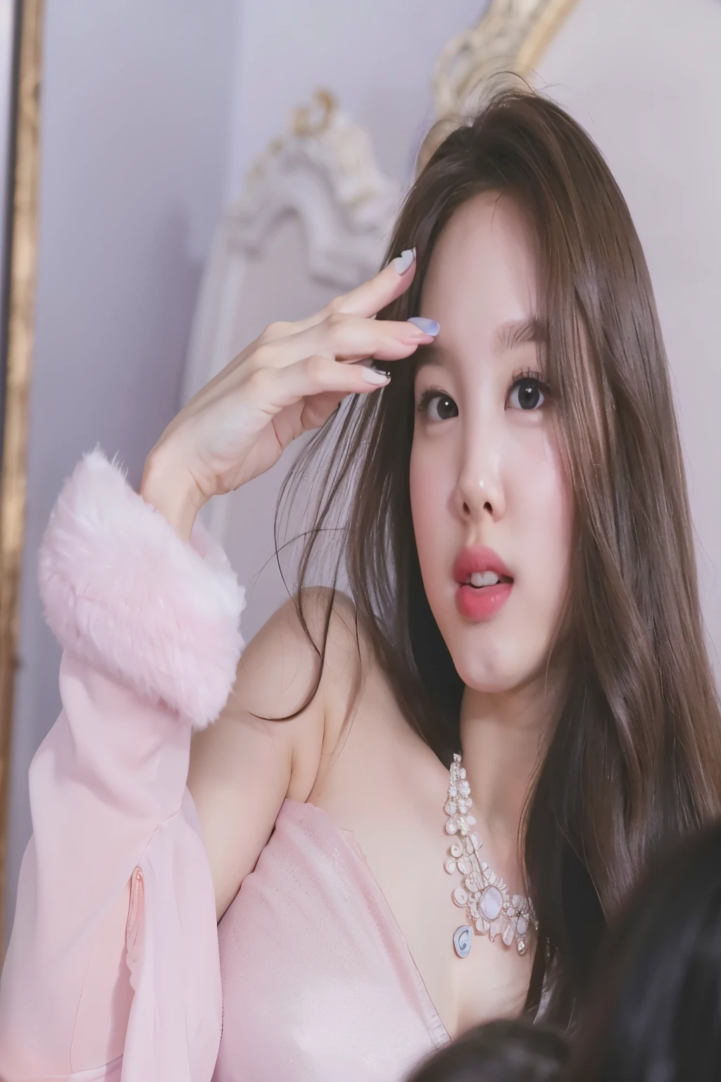 Mujer Araffe con un vestido rosa posando para una foto, jennie rosa negro, jossi de blackpink, Lalisa Manobal, aparcar desde-min, TaeJune Kim, jaeyeon nam, portrait of jossi de blackpink, glossy magazine photo shoot, heonhwa choe, parque roseanne de blackpink, hermosa mujer surcoreana, Hwang se - es, sol yunjoo