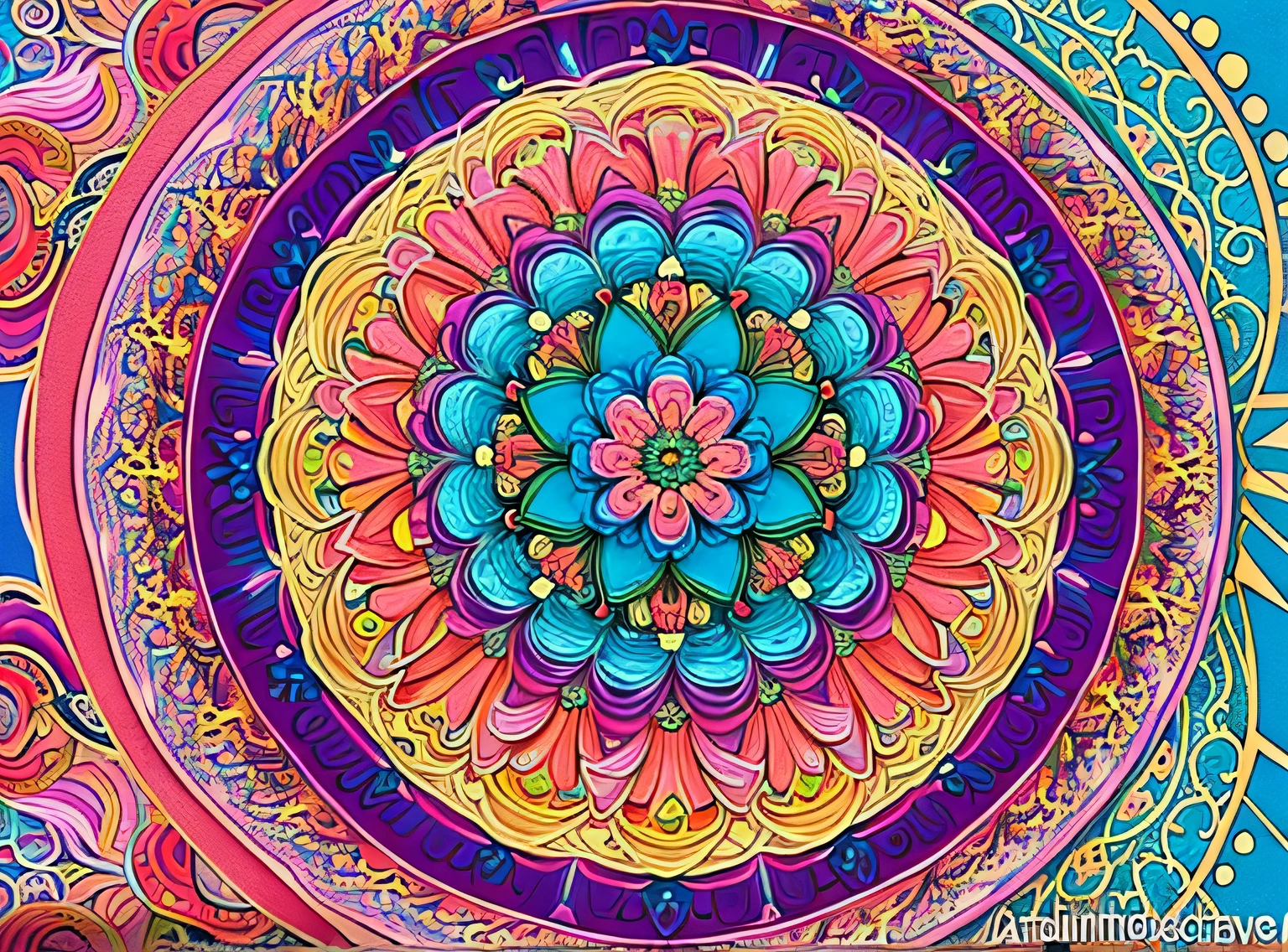 (linda mandala), absurdos, high resolution, ultra detalhado, extremamente detalhado, (ramo de flores:1.3), (Zentangle:1.2), (Geometric:1.2),(Cores pastel),