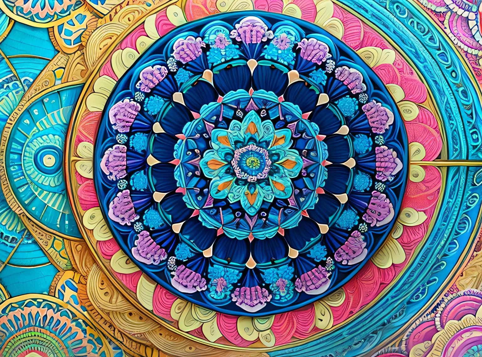 (linda mandala), absurdos, high resolution, ultra detalhado, extremamente detalhado, (ramo de flores:1.3), (Zentangle:1.2), (Geometric:1.2),(Cores pastel),