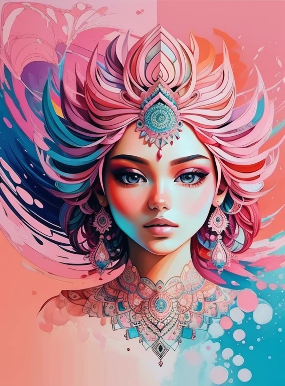 beautiful mandala, pink sky, pop art style and impasto mix painting, explosion,
yang08k, beautiful, colorful,
masterpieces, top quality, best quality, official art, beautiful and aesthetic,