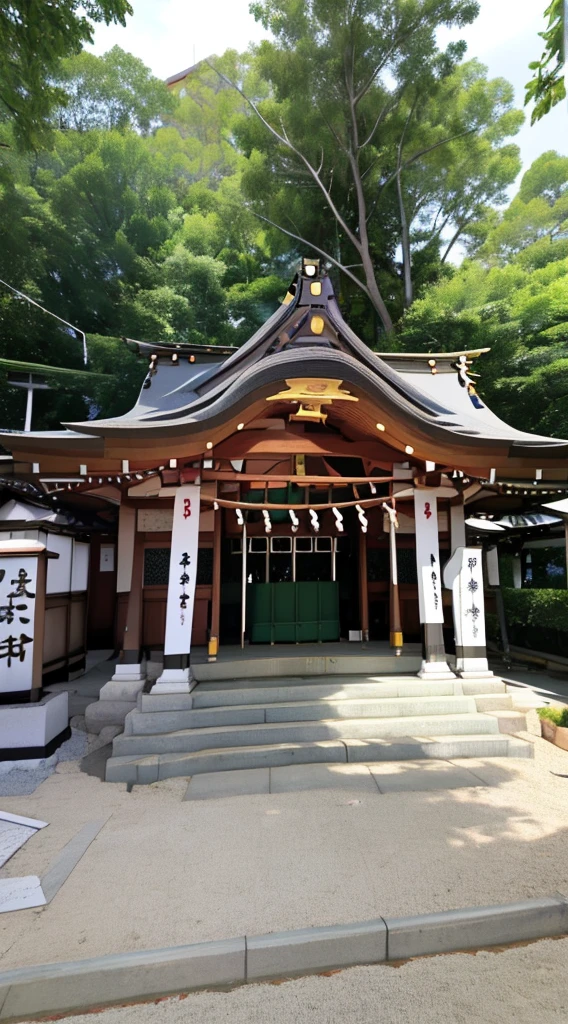 highest quality, super detailed, figure,
butterfly tongue house, outdoor, scenery, shrine, wood, Day, rope, Shimenawa, null, architecture, Grass, Day本architecture, building, realistic, photo background,文字なし