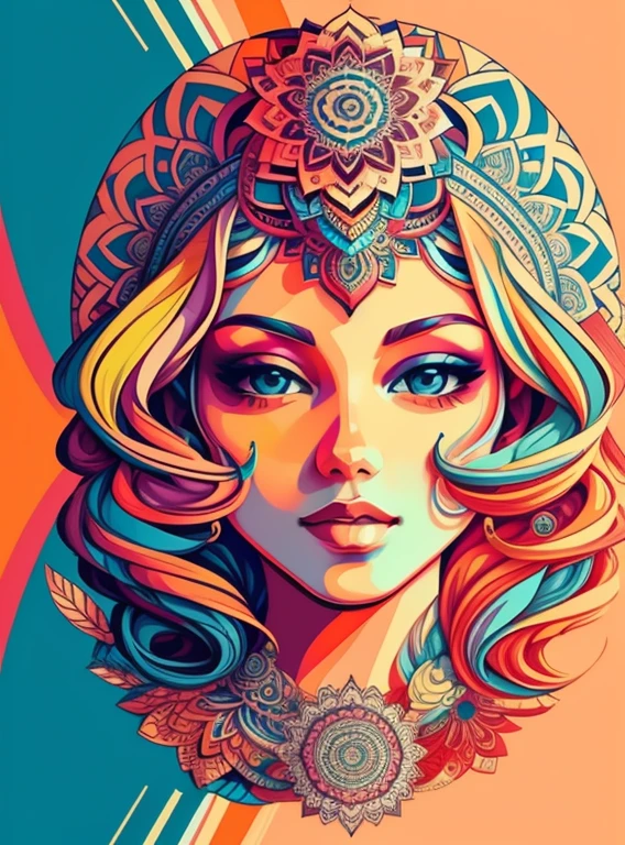 beautiful mandala, sunrise, pop art style, yang08k, beautiful, colorful,
masterpieces, top quality, best quality, official art, beautiful and aesthetic,