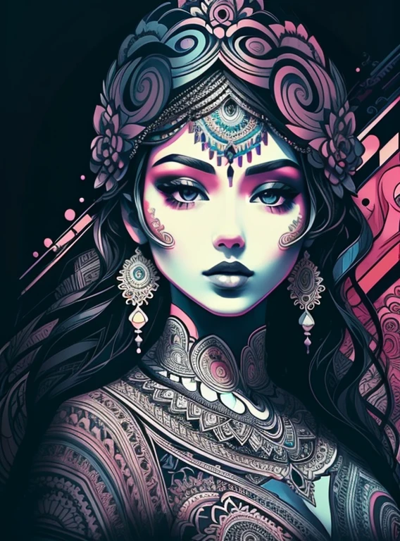 beautiful mandala, black sky, pop art style, yang08k, beautiful, colorful,
masterpieces, top quality, best quality, official art, beautiful and aesthetic,