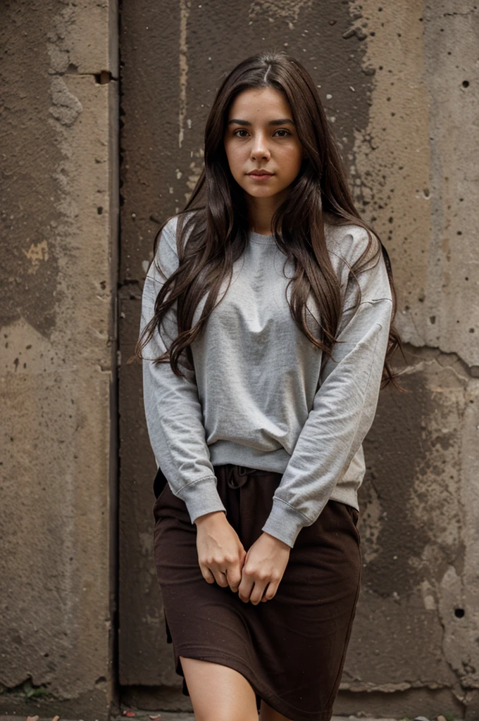 Unique Anglo-Saxon girl 25 yearsold, dark hair, pullover pants, in iran
