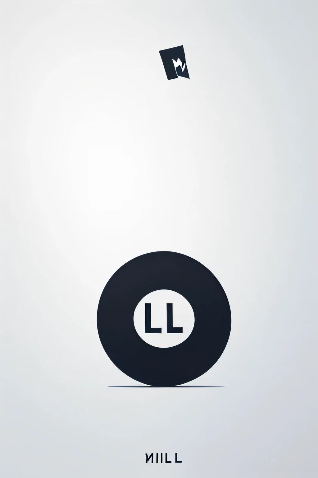 Logotipo minimalista de la letra L