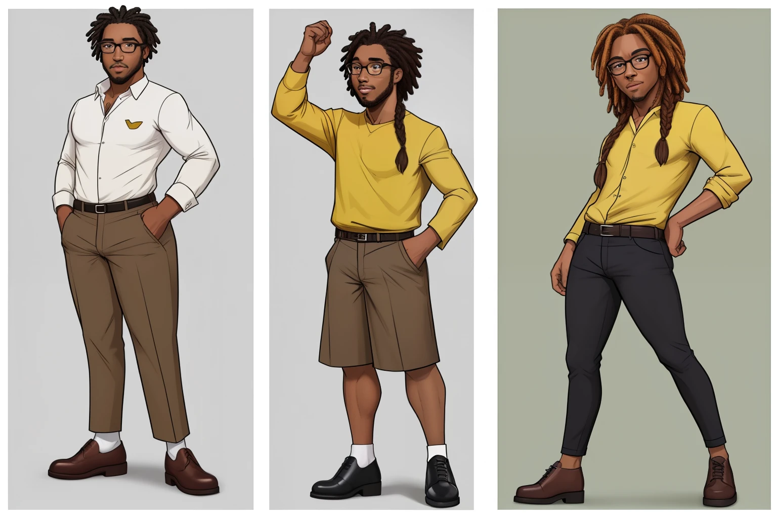 A young olive tan man with cream colored curly dread hair wearing natural primal clothing
((Style 20 year old black woman with glasses , com ,big vagina Art Vista de Corpo Inteiro, plano completo, Vista frontal, Vista lateral, vista traseira, de personagem, multiple views and poses, Multiple points of view, um personagem, corpo inteiro, personagem com menos, estilo de roupa, no mesmo Estilo de cabelo, less Type of footwear, FORTE )):: ((full body view, plano completo, Vista frontal, vista traseira, design de personagem, multiple views and poses, Multiple points of view, de um personagem, corpo inteiro,, personagem com menos, estilo de roupa, no mesmo Estilo de cabelo, less Type of footwear)):: Uma mulher Moreno de uma mulher bissexual, seios , position of 69 position, cabelo afro caindo para a frente, Tipo Rasta, but braided, com belos seios corpo perfeito com , a wide thigh is a beautiful woman, com seios lindos corpo perfeito, uma coxa larga, um destino com ,expression various sexual poses, erotismo