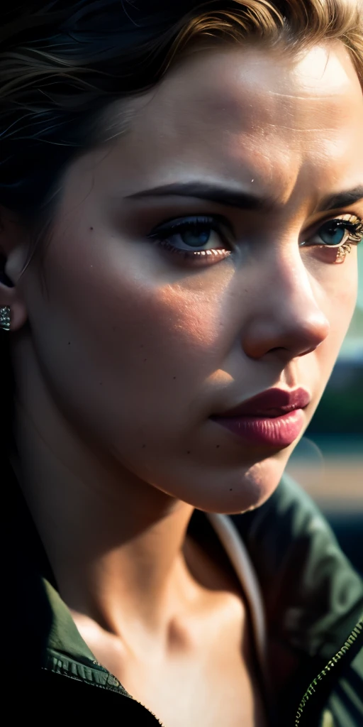 beautiful mature Scarlett Johansson in track outfit, outside on track field, ((slim, )), photorealistic, photo, masterpiece, realistic, realism, photorealism, high contrast, photorealistic digital art trending on Artstation 8k HD high definition detailed realistic, detailed, skin texture, hyper detailed, realistic skin texture, armature, best quality, ultra high res, (photorealistic:1.4),, high resolution, detailed, raw photo, sharp re, by lee jeffries nikon d850 film stock photograph 4 kodak portra 400 camera f1.6 lens rich colors hyper realistic lifelike texture dramatic lighting unrealengine trending on artstation cinestill 800,