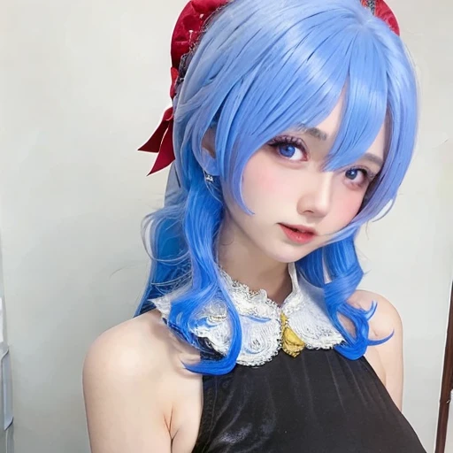 (masterpiece, best quality:1.2), 1girl, solo, blue hair