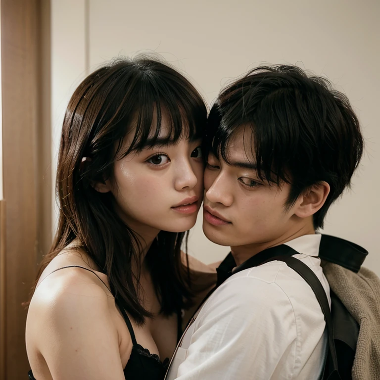 Nana Komatsu with mackenyu honeymoon (kissing) (real) 