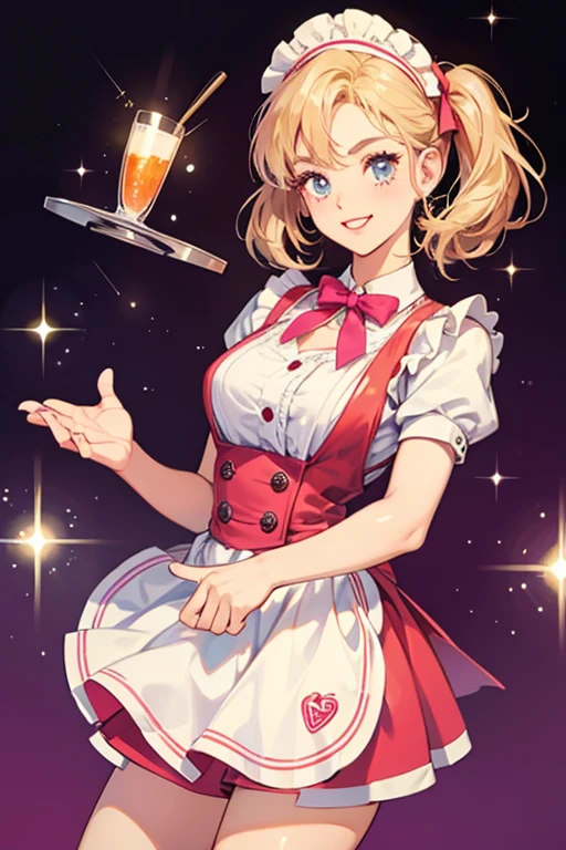 retro waitress; glitter; jelly