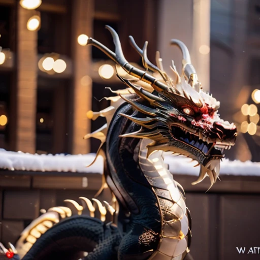 Chinese dragon，red，festive
