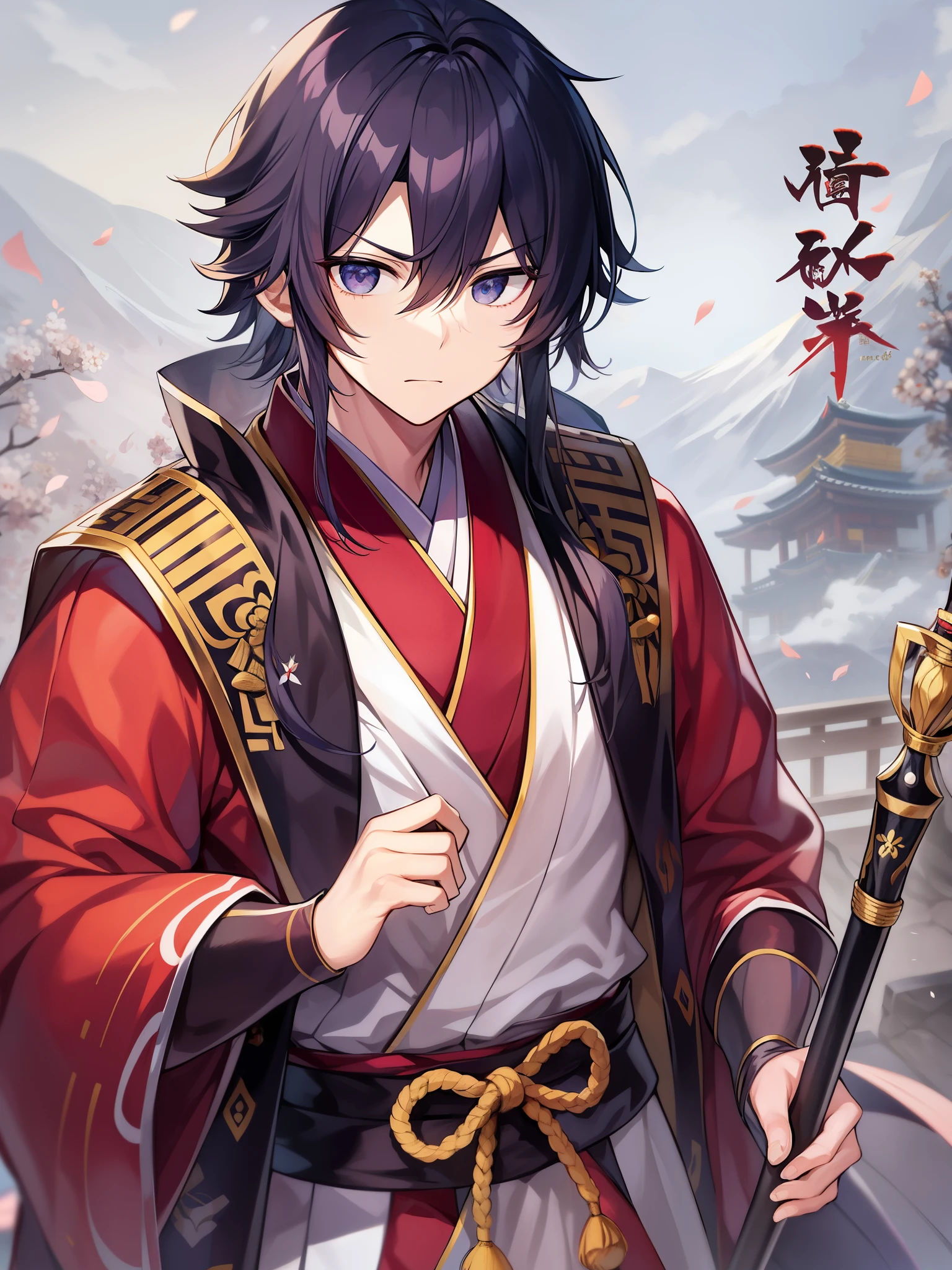 Musashibo Benkei、Strange Monk、Originally a monk from Mt. Hiei, he likes martial arts.、Ever since I met Yoshitsune at Gojo Ohashi Bridge、It is said that he served him as a loyalist until the end.。 He is famous as an Arahōshi with unparalleled physical strength who was loyal to Yoshitsune.、It is used as a synonym for superhuman strength and heroism.。after that、Benkei served as Yoshitsune's faithful servant.、Made a name for himself in the subjugation of the Heike clan.。Accompanied Yoshitsune when he left Kyoto due to his conflict with his older brother Minamoto no Yoritomo.。In a difficult escape that transformed into a mountain priest、Benkei helps Yoshitsune and his group with his ingenuity and superhuman strength.。 一行は加賀国Atakaの関で、Togashisuke(Noh『Ataka』So what about Togashi?(What's going on?)、kabuki『Kanjincho』So, Togashizaemon。Comparable to Yasuie Togashi)be criticized by。弁慶は偽のKanjinchoを読み上げ、He strikes the suspected Yoshitsune with his own vajra staff.。Togashi sees through Benkei's lies.、Thinking about his feelings, I dared to pretend that I had been deceived and let it pass.、Yoshitsune and his party無事に関を越える。 Yoshitsune and his party、Arrived at Oshu Hiraizumi、He took refuge under Hidehira Fujiwara.。But when Hidehira dies、His son, Fujiwara Yasuhira, succumbed to repeated pressure from Yoritomo and broke his father's will.、Attacked Yoshitsune's master and servant at Korokawa mansion.(Battle of Kinugawa)。Benkei faces a large number of enemies.、Although he stood at the entrance of the temple to protect Yoshitsune and swung his naginata, he fought alone.、His body was hit by enemy arrows like rain, and he died while standing.、The end is「Benkei's stuck life」was passed down to future generations.。