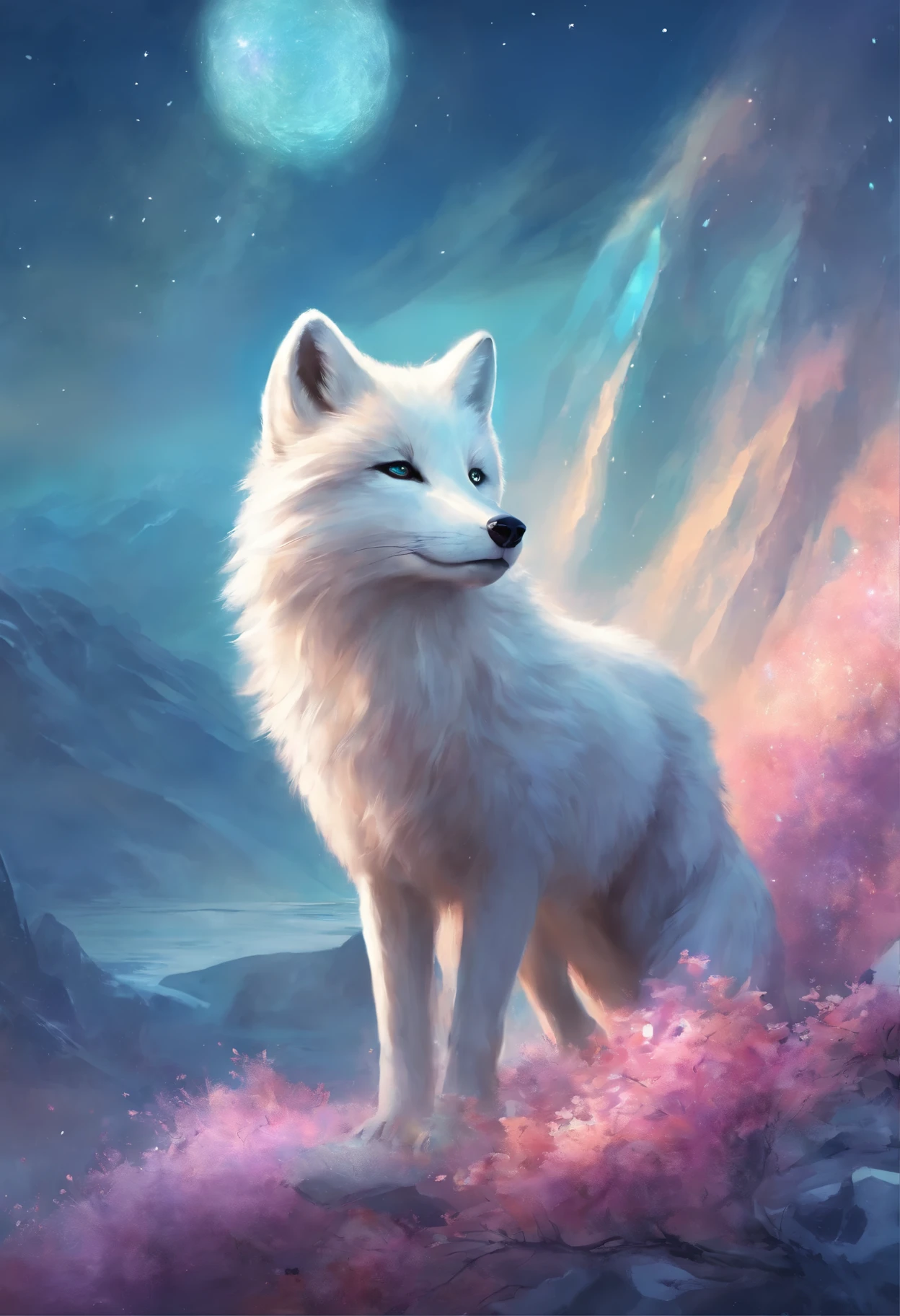 Arctic fox is with you