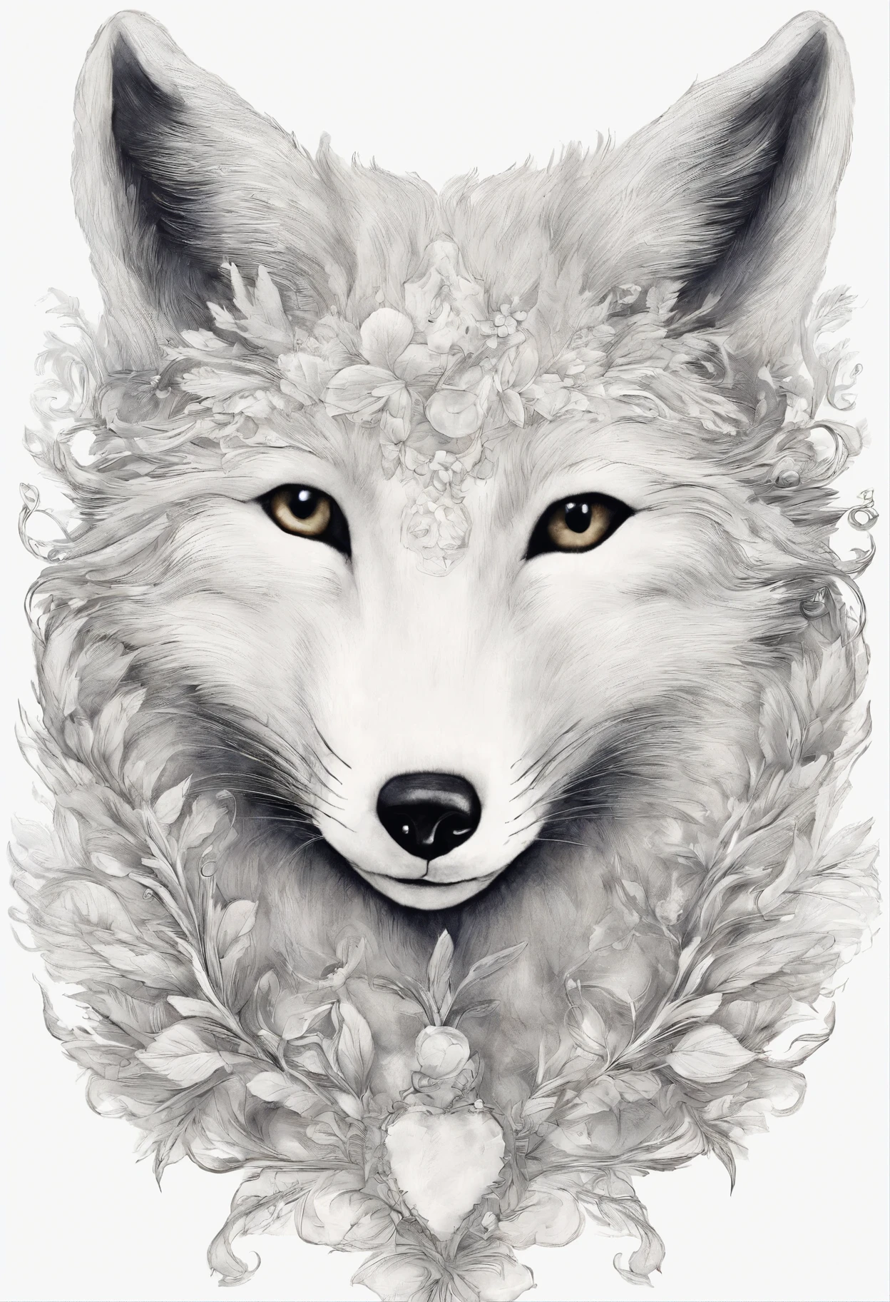 Arctic fox is with you