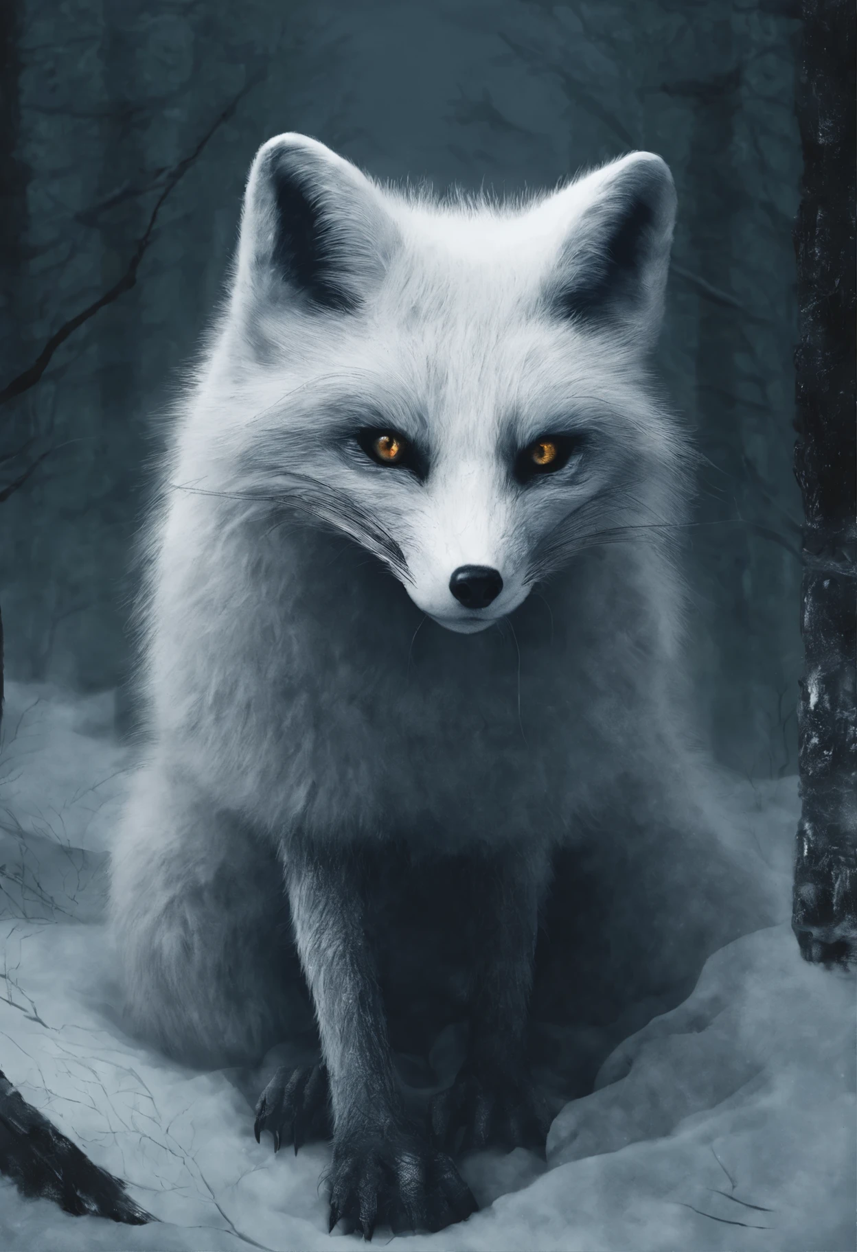 Arctic fox is with you