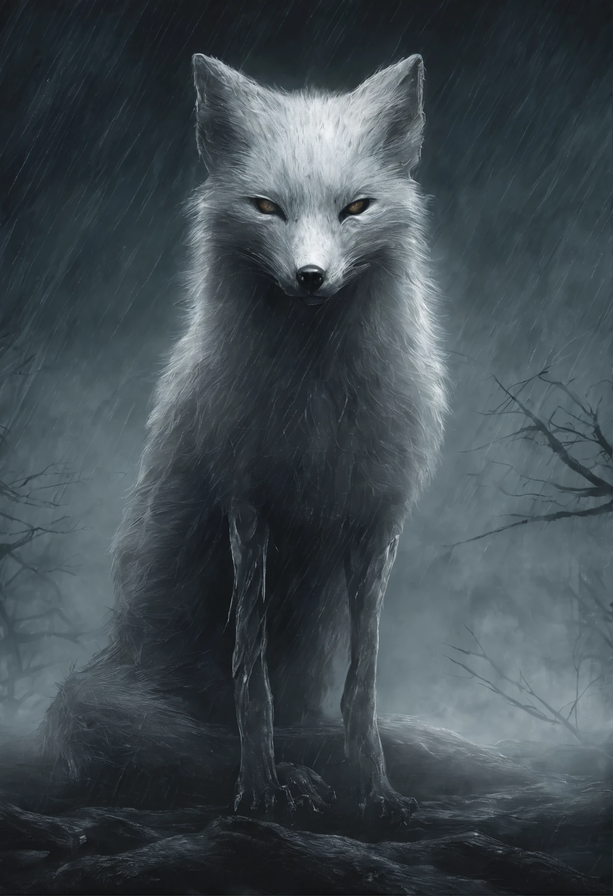 Arctic fox is with you