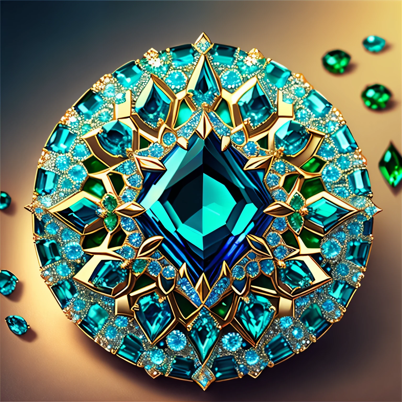 diamonds and emeralds and sapphires and lot of money