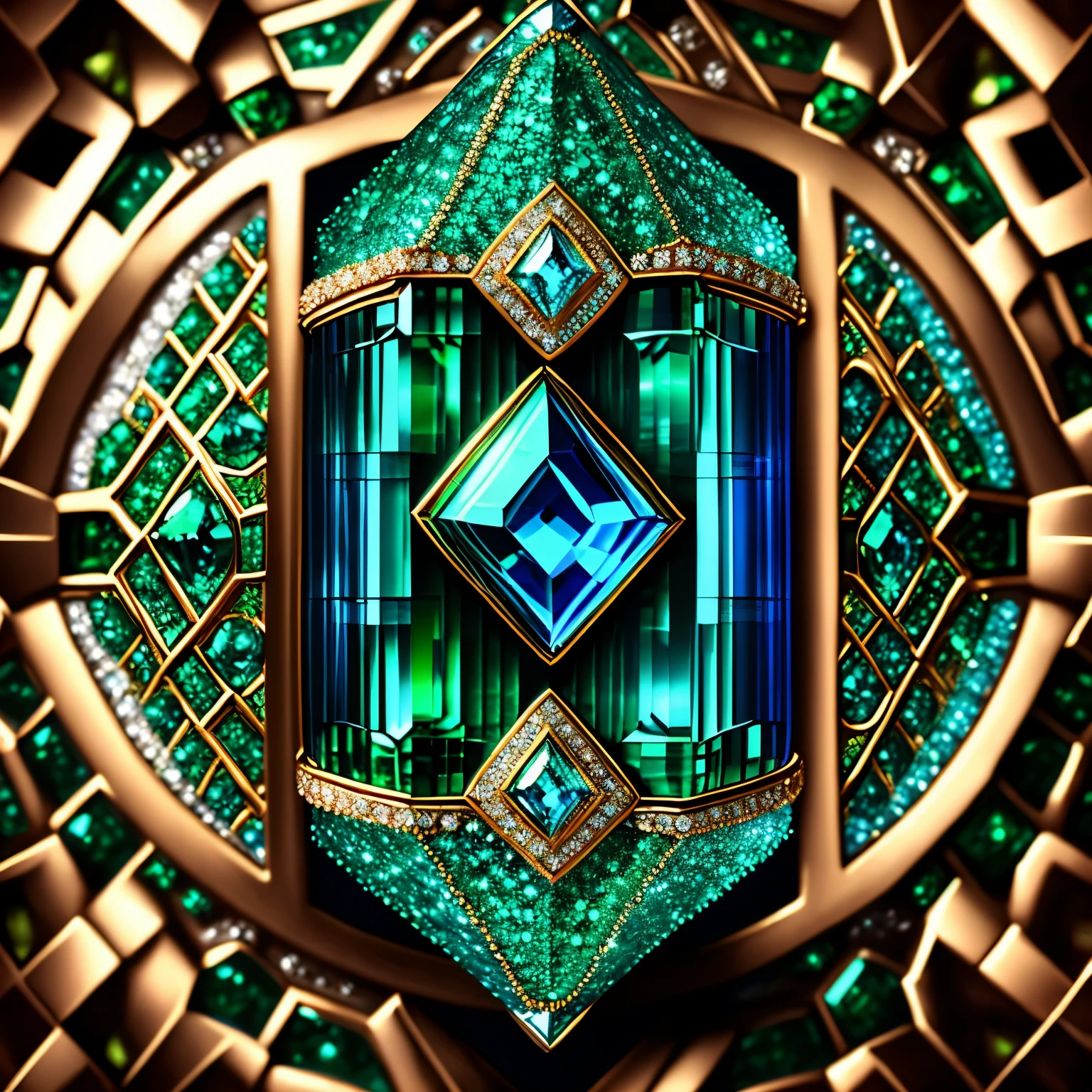 diamonds and emeralds and sapphires and dollar bills
