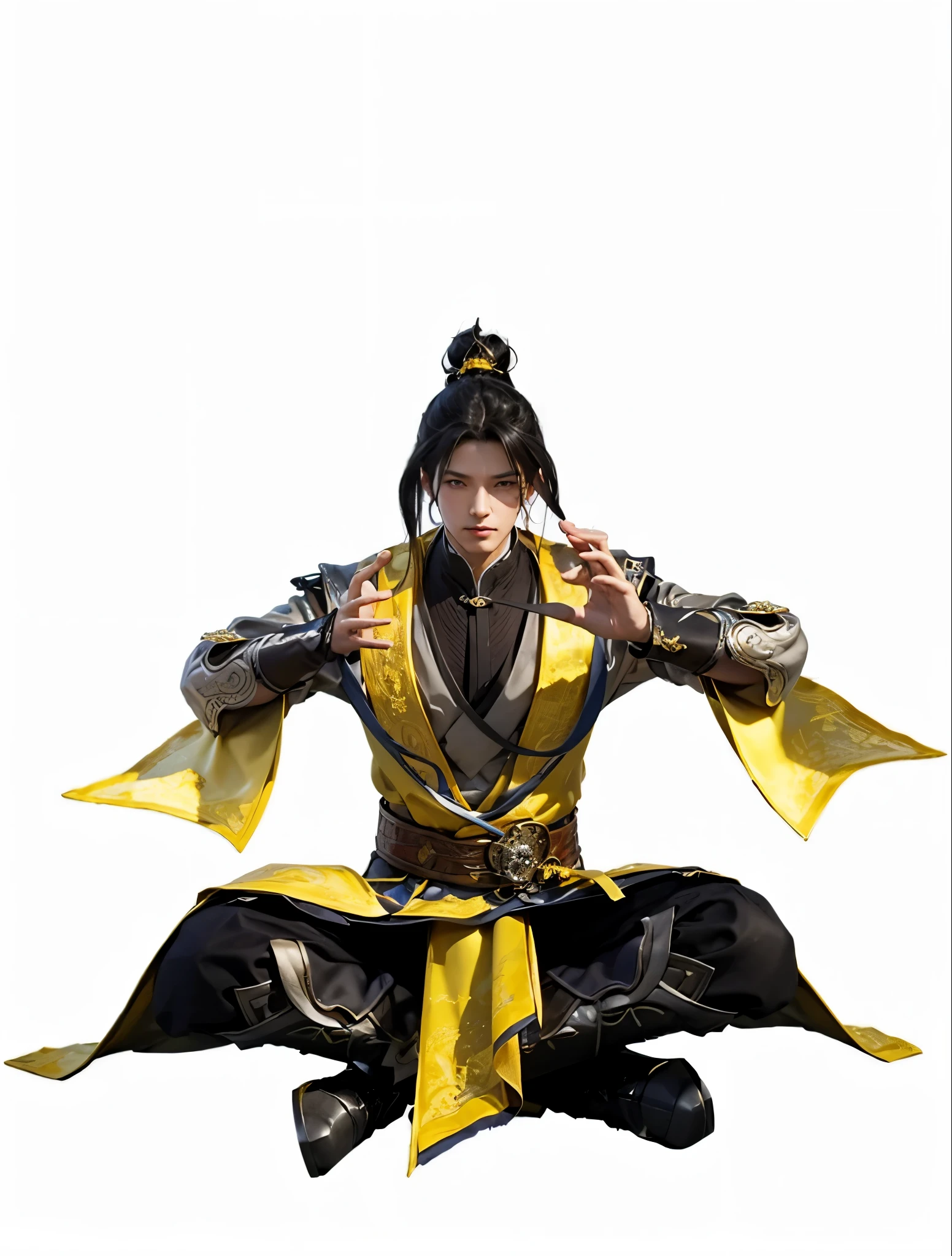male人,black hair,cloth,male,China风,national style,China,Mikuni,the Tang Dynasty,drawing april, realistic fantasy, portrait, alone, mask,China风,cloak,jewelry,precious stone,diamond,flashy clothes,belt,Decorative style,Metal,Metal,gold medal,cloth pleats,precious stone,32K ,(refine,(最高quality, Award-winning, masterpiece:1.5),ultra high resolution,:0.33,clear focus,Volumetric lighting,Good shadows,subsurface scattering,complex,内容The content is very detailed,((light照明)), drama, , (Realism:1.5),,32K ,(masterpiece,quality,Best quality者,official art),(8K,Best quality者,masterpiece:1.2),(((White background,)))(Good rice fragrance),like a dream,China时间极其详细,错综complex的细节,dynamic lighting,natural soft light,dark,内容The content is very detailed,complex的细节,dynamic lighting,Realism,light,natural lighting,The content is very detailed,dynamic lighting,natural soft light,Best quality,ultra high resolution,8K,light照明效果,charming,3D vector art,fantasy art,With a blurred background,Hand Painted,number,柔和的light,isometric style,4K resolution,Realism渲染,The content is very detailed且干净,vector image,逼真的masterpiece,Professional photography