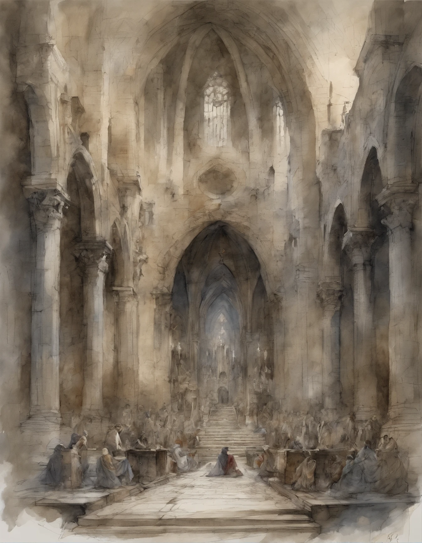 Sir Percival de pie en un altar levantando el santo grial en una mano y haciendo una mudra con la otra, viste una túnica blanca y azul, de fondo el altar de una imponente catedral , Art by Yoji Shinkawa, symmetric circular iris, approaching perfection, pure form, minimalistic, isometric, concept art by Brian Froud, by Carne Griffiths, by Wadim Kashin, by John William Waterhouse, intricate details, 8k post production, high resolution, TanvirTamim, hyperdetailed, trending on artstation, sharp focus, studio photo, intricate details, highly detailed, by greg rutkowski