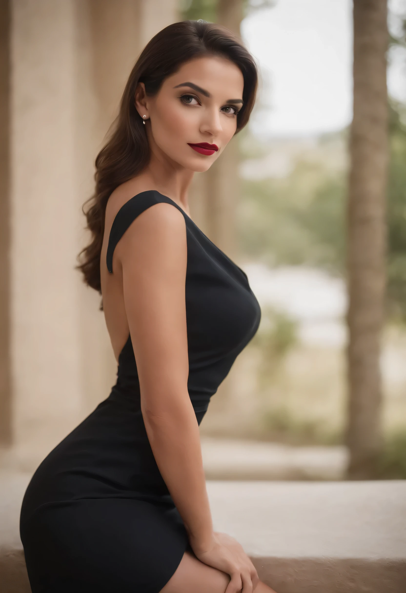 novinha usando vestido vermelho, vestido ornamentado vermelho, mulher negra , usando um vestido brasileira, beleza estonteante, mulher deslumbrante, Tema vermelho cabelo ondulado, mulher brasileira