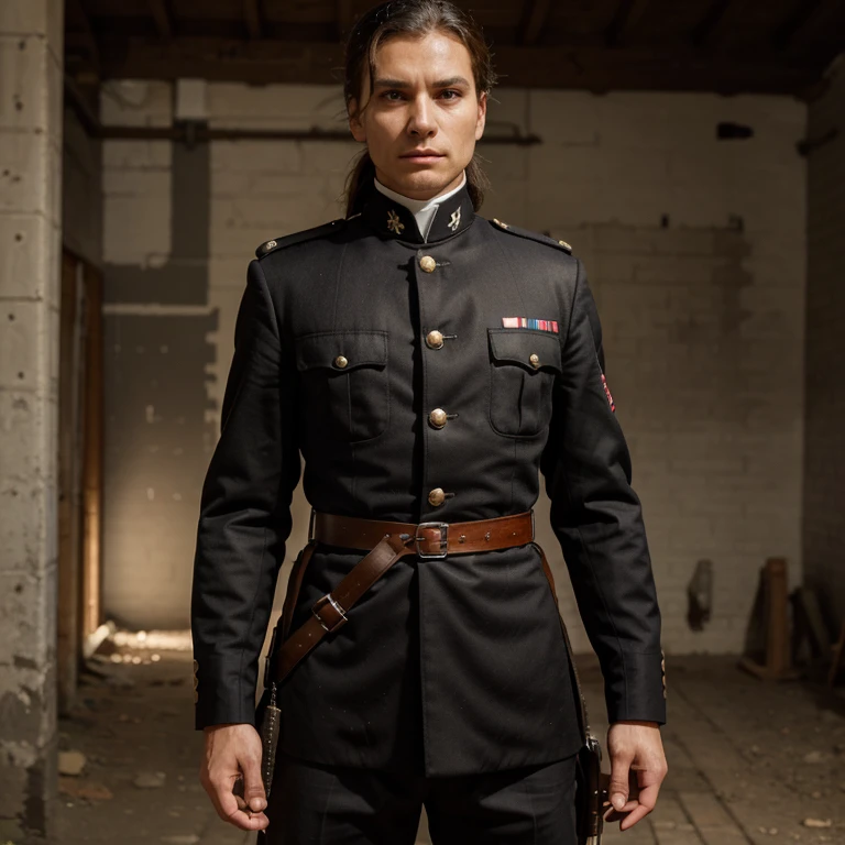 Please create an original military cavalry uniform stylized as an 19th century uniform