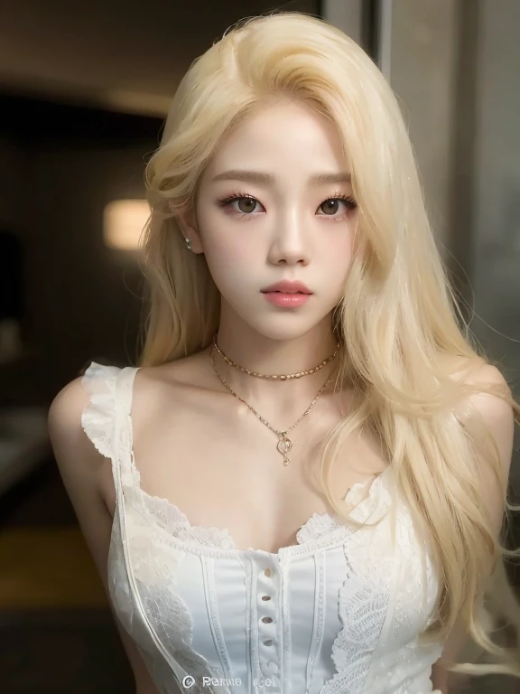 Kim jisoo de blackpink, rubia 