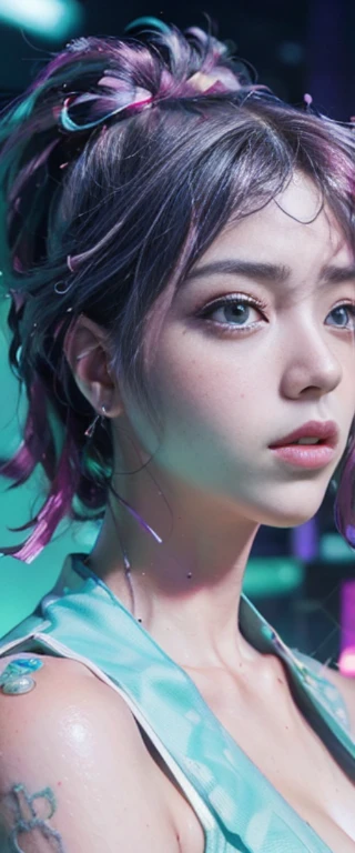 (highest quality), ((masterpiece), (detailed: 1.4), 3D, beautiful cyberpunk woman, HDR (high dynamic range), ray tracing, NVIDIA RTX, super resolution, unreal 5, a close up of a computer screen with a cartoon of a woman, vaporwave art, vaporwave cartoon, vaporwave style, vaporwave!, vaporwave nostalgia, vaporwave style masterpiece, maximalist vaporwave, vaporwave, cyberpunk vaporwave, very vaporwave, vaporwave aesthetics, vaporwave aesthetic, vaporwave pallette, vaporwave sci - fi, ((Fluorescent Pink Image)), Retro, Future and tv woman