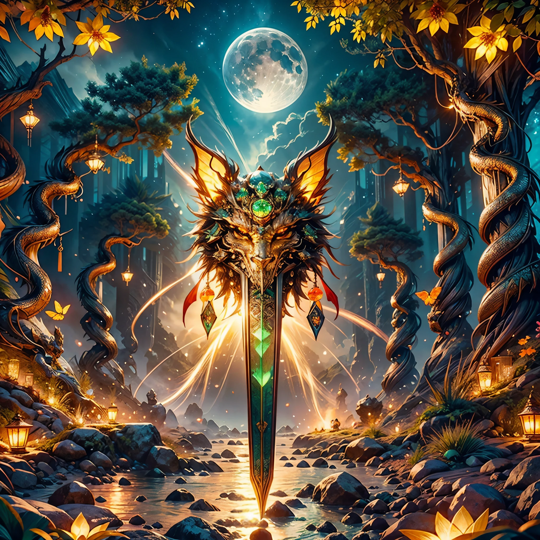 Totem ShootingStar The dragon sleeps in the forest, curled up in a kolachik,lying on its belly, "Suzhou Garden" The head lies on the snow nebulae hyper Nebula Moonrise epic moonset panoramic moonshine "Wood Dragon Totem" Unrealengine5 ultra masterpiece meticulously intricate ultra_high-details ultra_high-def ultra_high-res ultra_high-quality optimal ultra_sharpness ultra_photo-realistic ethereal_beauty fantasy_illustration:1.3 enchanting_gaze otherworldly_charm mystical_sky deep path equirectangular moonlit_night detailed_cloudscape:1.3 batlying_in_the_sky_background bat thong beholder legs_dangling_above_lava glowing_torches long_leges cgi vfx sfx reflex Octane_rendered extreme improved UHD focus XT3 accurate DSLR HDR romm rgb pbr 3dcg fxaa blay vivid colors-coded anti-aliasing fkaa txaa rtx ssao opengl-shaders glsl-shaders post-processing post-production cell-shading tone-mapping perfection volumetric Lightning contrast Cinematic moonlight backlight global illumination sunflower luminescence Crystalline invoke magic monarch monstrous viceroy creature sundrop onyx summon transparent ruby Tourmaline crystal pearls paddling opal fleuraison monster butterfly "WoodDragon" reflection strange glow lazuli hole flash Earth saturate hearth blooms floraison varies multi etc. --v 6 --s 1000 --c 20 --q 20 --chaos 100