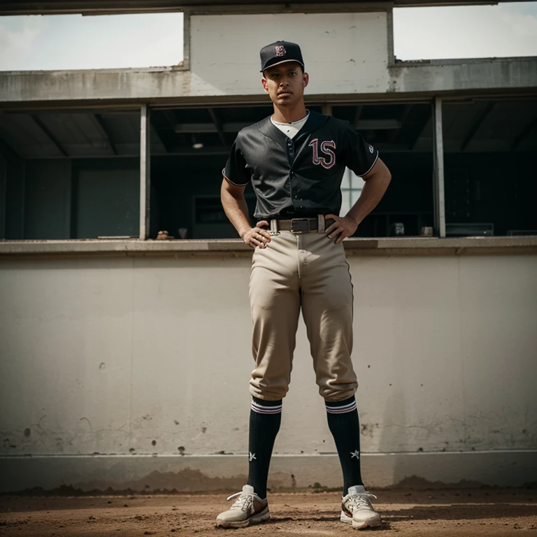 Please create an original designed baseball uniform stylized as a 1940s uniform called tornadoes