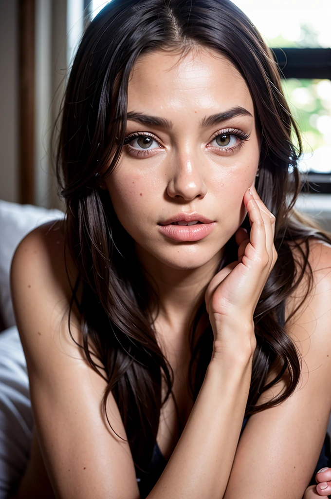 Full body, Pornstar, eye contact, looking at viewer, masterpiece, best quality, perfect detail, perfect face detail, perfect eye detail, perfect skin detail, depth of field, perfect lighting