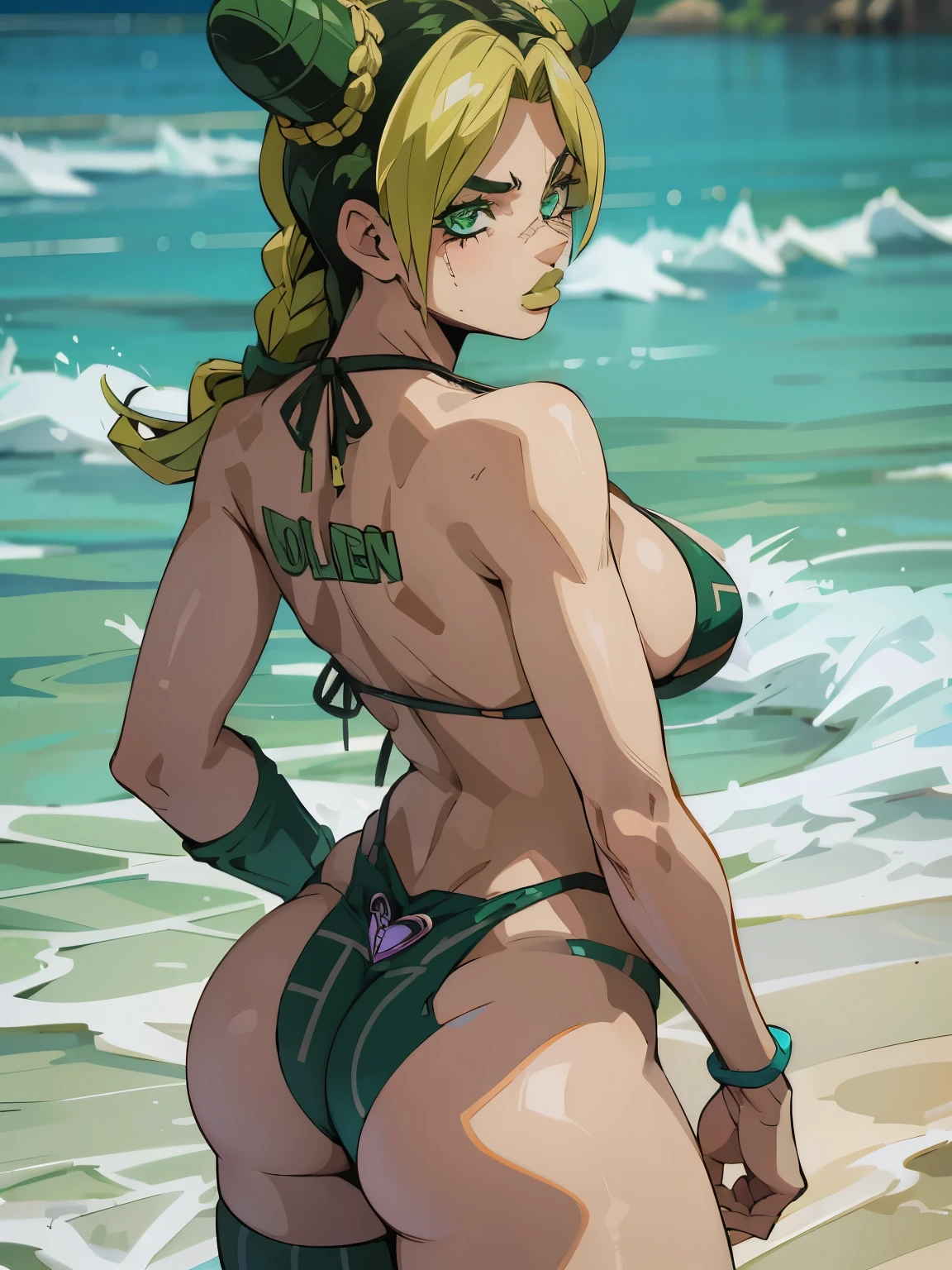 Big ass, micro bikini, jolyne 