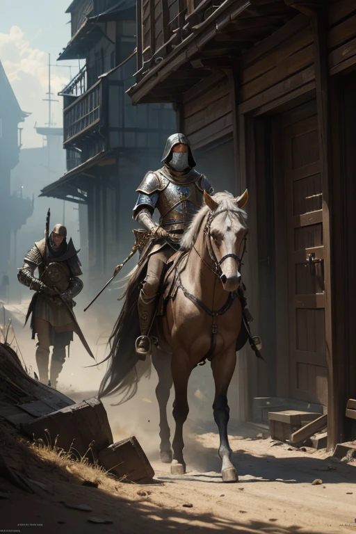 modelshoot style, (extremely detailed CG unity 8k wallpaper), full shot body photo of the most beautiful artwork in the world, medieval armor, professional majestic oil painting by Ed Blinkey, Atey Ghailan, Studio Ghibli, by Jeremy Mann, Greg Manchess, Antonio Moro, trending on ArtStation, trending on CGSociety, Intricate, High Detail, Sharp focus, dramatic, photorealistic painting art by midjourney and greg rutkowski