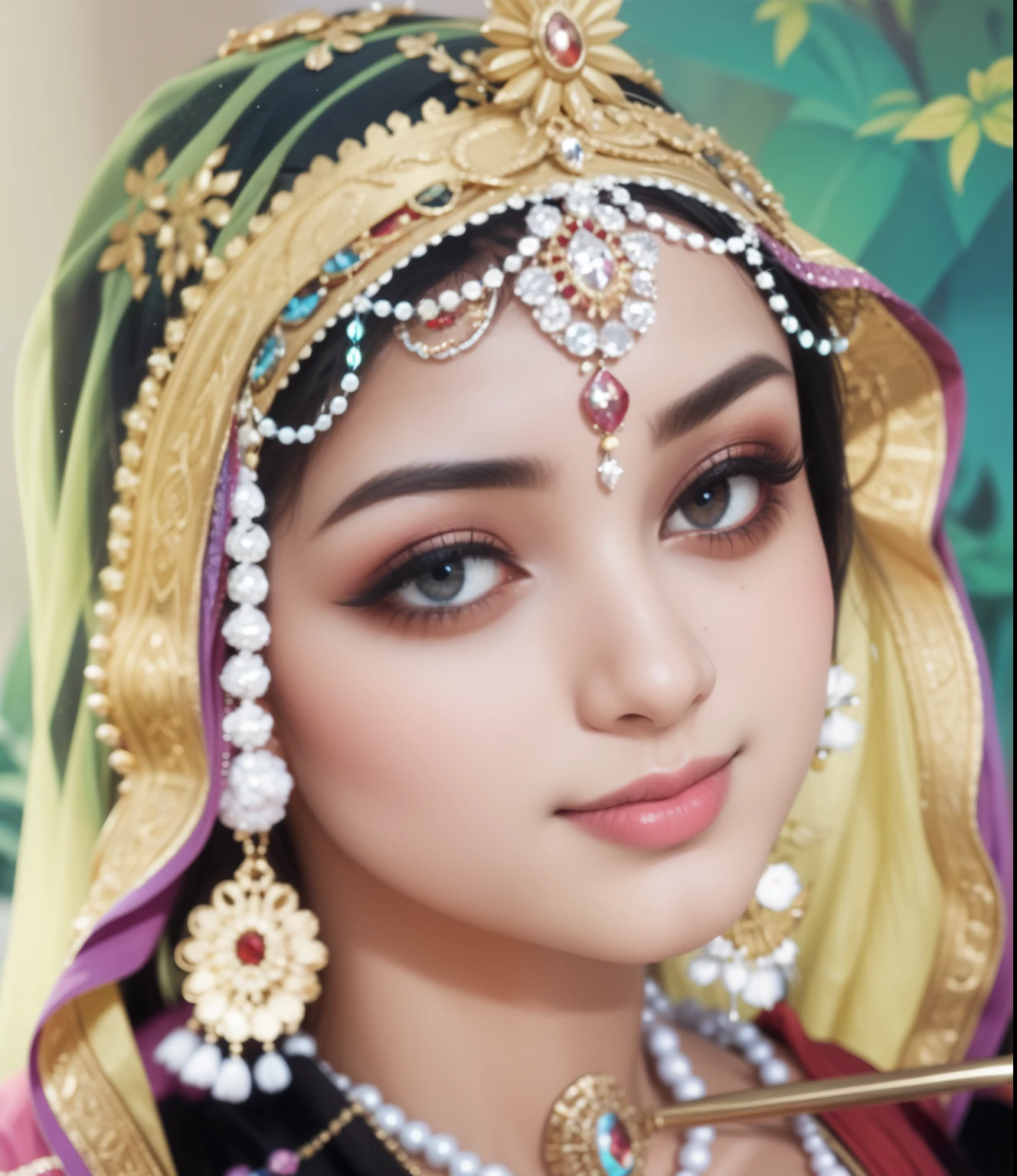 Radharani sidelong glance