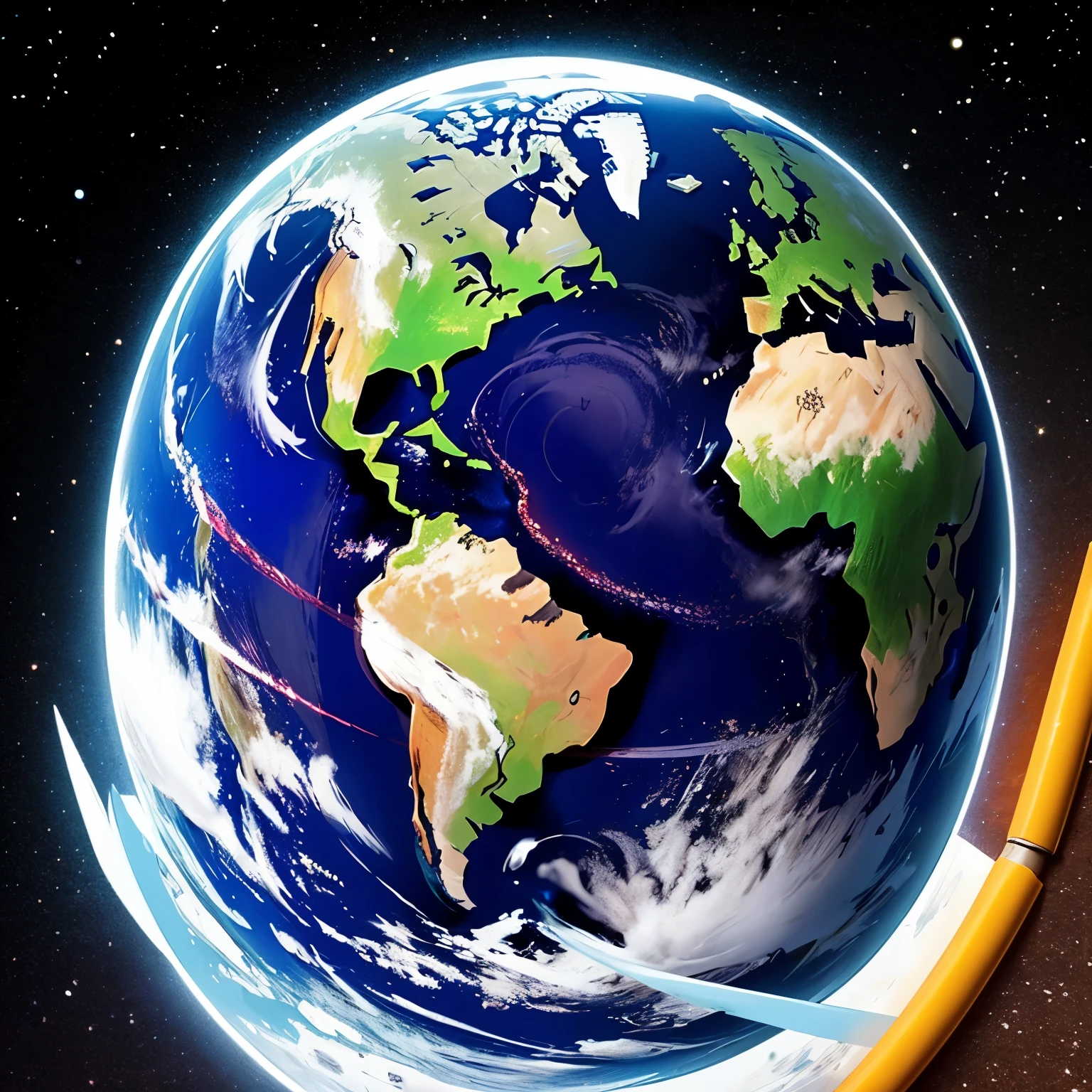 I'll draw planet earth