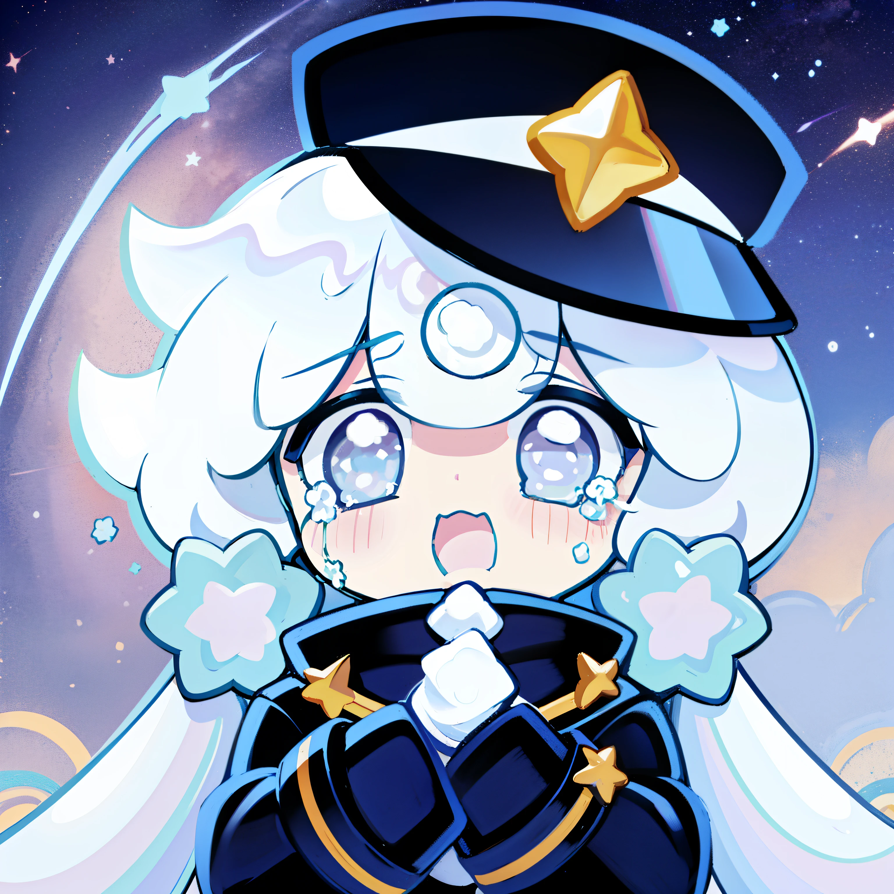 milky way cookie crying