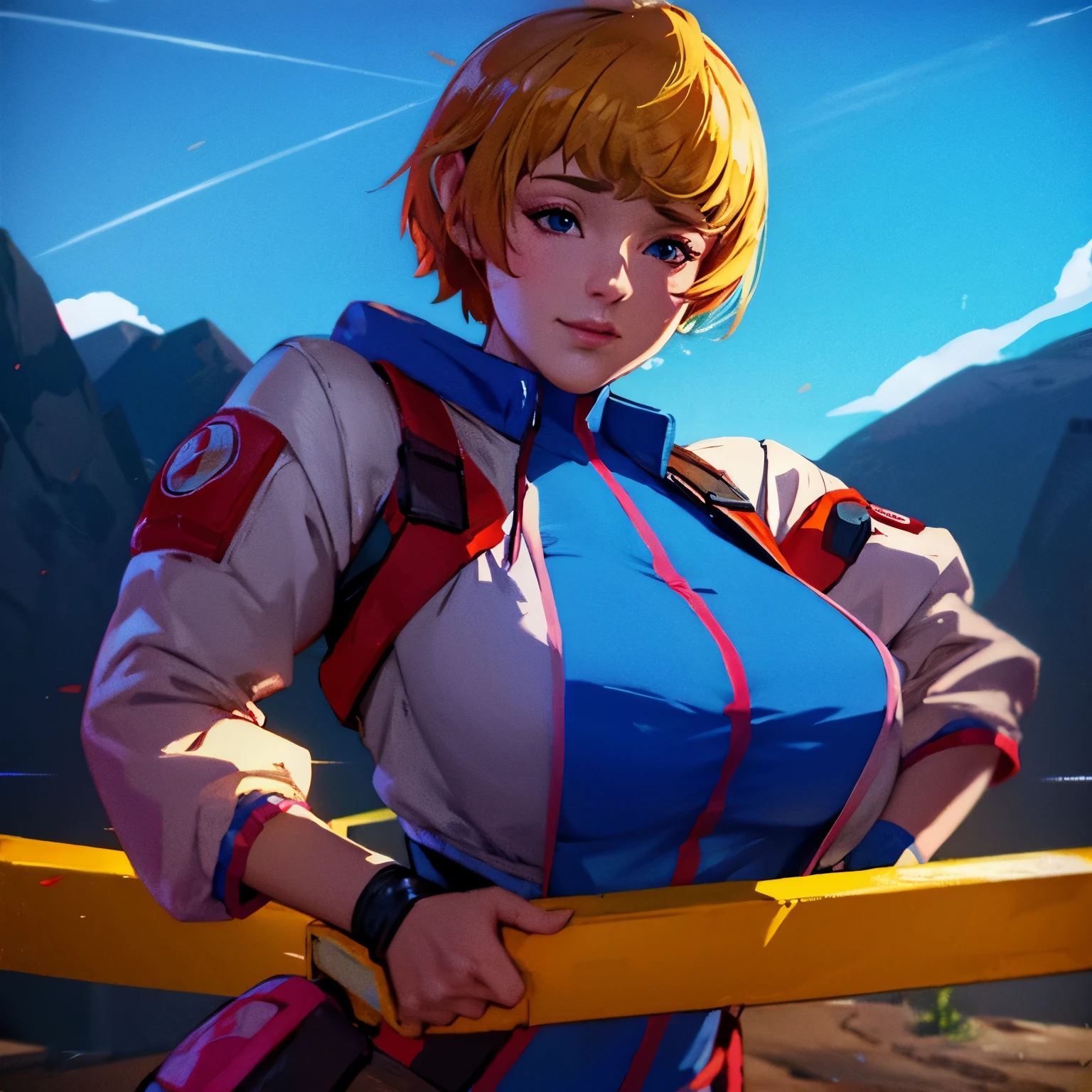 Wattson, apex legends, breasts, tits 