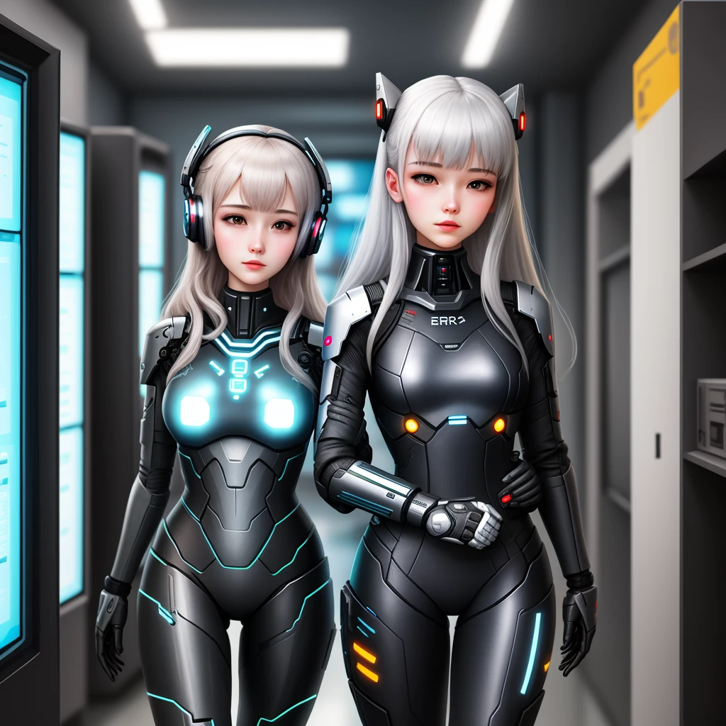 A robotic wasp woman
