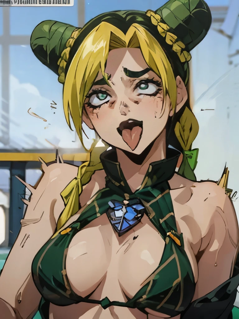 Micro bikini，One woman, jolyne, big breasts, ((sticking out tongue))