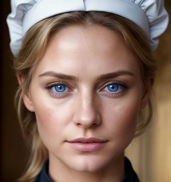 ange, armure d'or (chef-d'artwork, best quality, high resolution:1.4), 1fille, ange, texture des pores de la peau, cheveux blonds, HD , la photographie, Film, cinematic, tout le corps, Realistic, (8K, Photo brute, best quality, chef-d'artwork:1.2), (Realistic, photo-Realistic:1.33), best quality, Blue detailed eyes, mignon,natural lighting, profondeur de champ, grain de film, wrinkled skin, pointu, detailed and Realistic portrait of a woman ,(taches de rousseur:0.5)