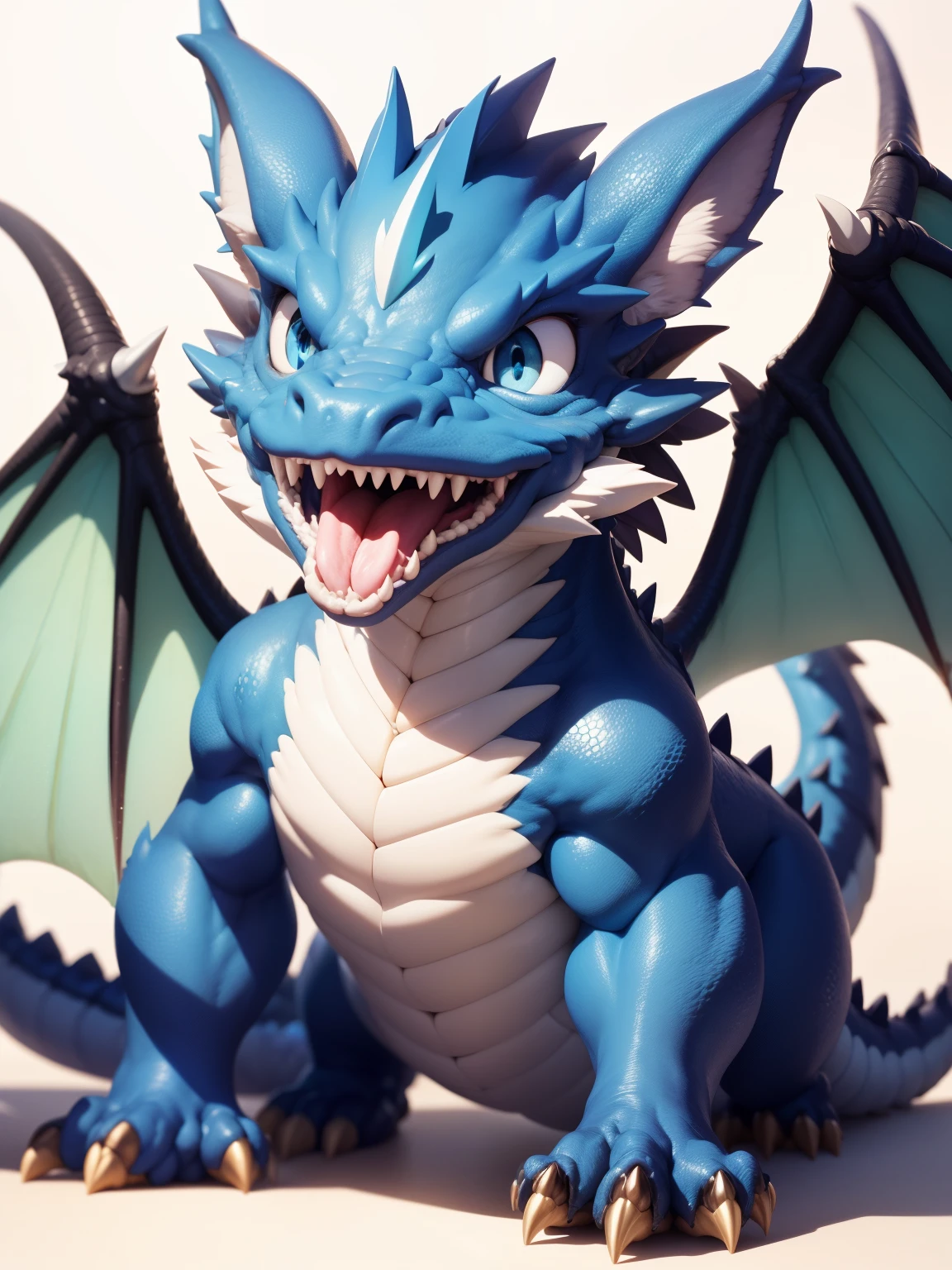 grizzbolt_palworld, standing, pokemon town, sugimori ken \(style\) 