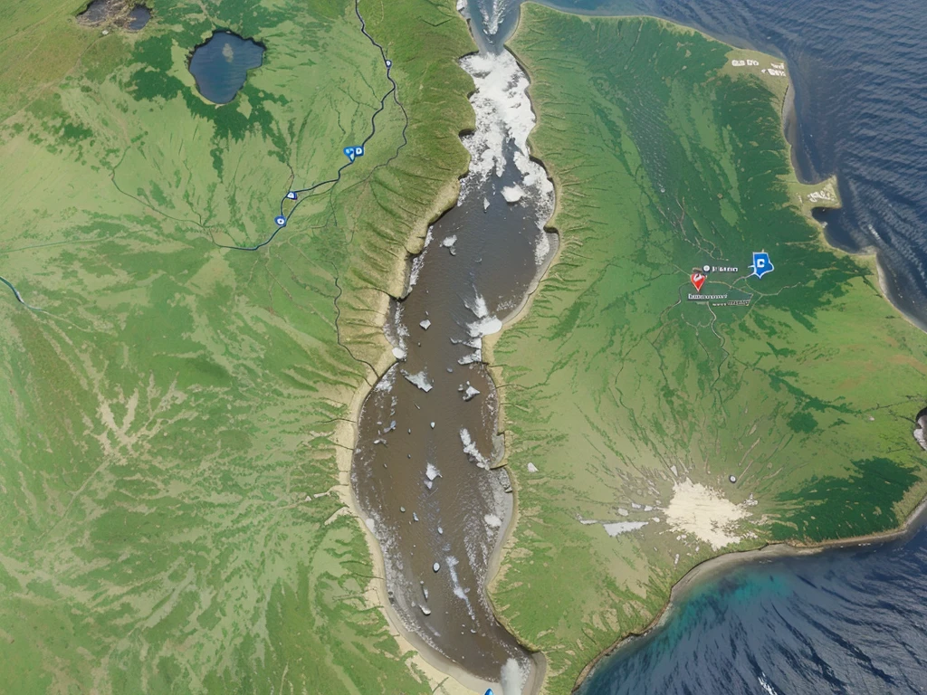 Carte du continent 