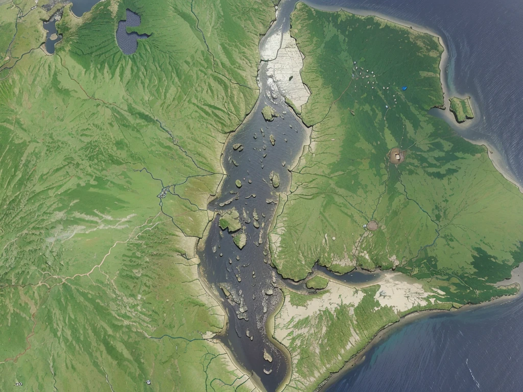 Carte du continent 