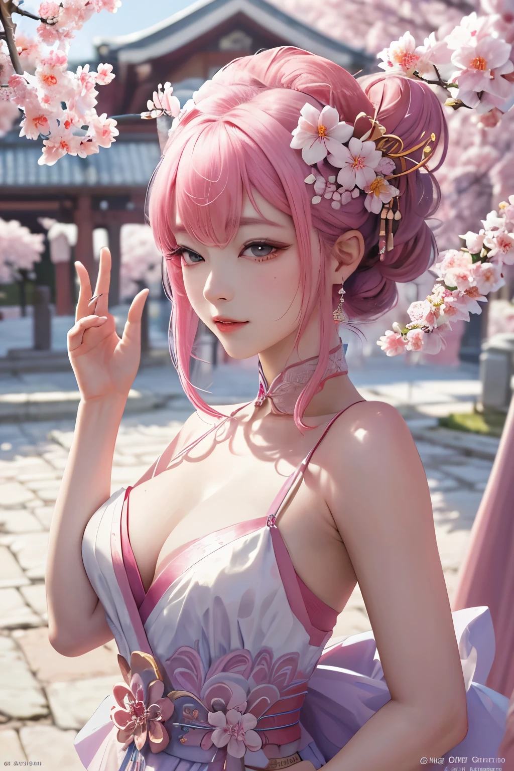 Criar imagem de Sakura para hentai com cores vivas e vibrantes, ultra realista -- 1.2
(Masterpiece, best quality, vibrant colors, ultra-realistic Sakura for hentai art)
Sakura, a beautiful and alluring geisha, is presented in this exquisite and intricately detailed image. Her alive and vibrant colors narrate a tale of elegance and passion. The masterpiece, a testament to the artist's skill, captures her essence in its finest detail.
With flawlessly defined features and lifelike expressiveness, Sakura's porcelain skin is adorned with the most vivid