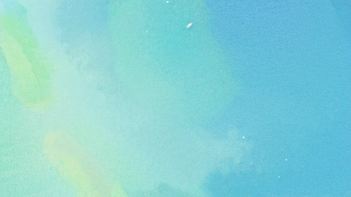 Beautiful blue-green watercolor bright colors isolated on light blue background