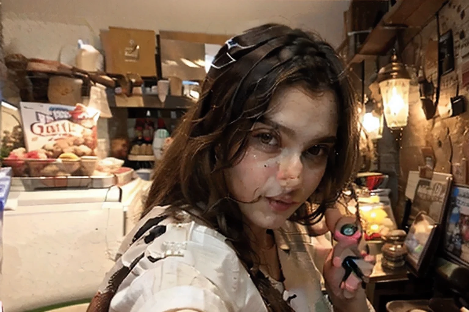 selfie of a cute woman